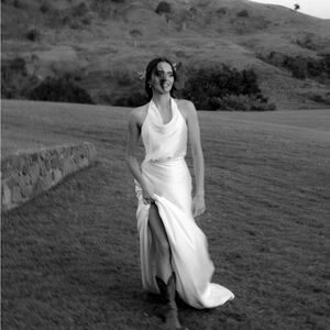 Hera Couture Tora Wedding Gown in Crushed Satin